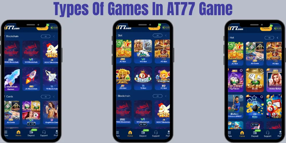 Types Of Games In AT77 Game